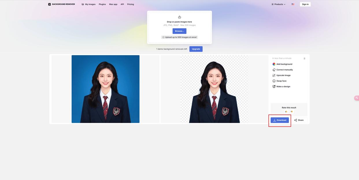 免费证件照在线生成