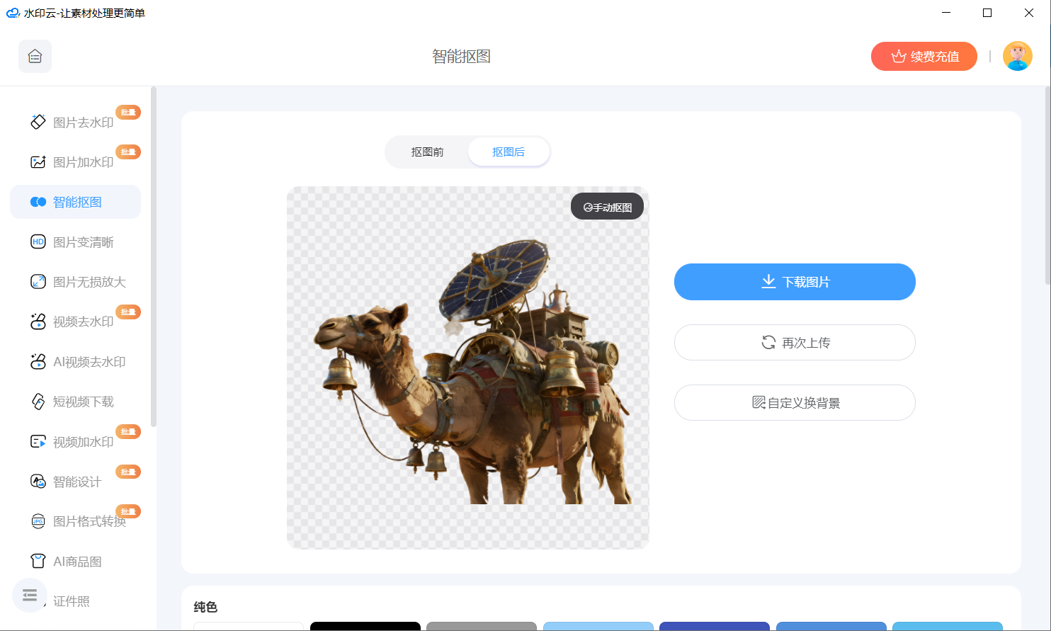 AI自动抠图软件