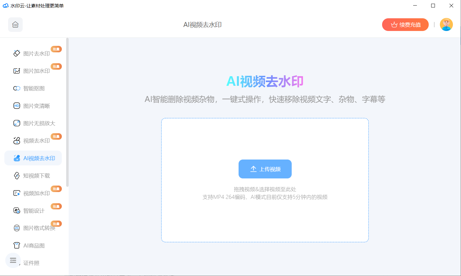 视频去水印软件