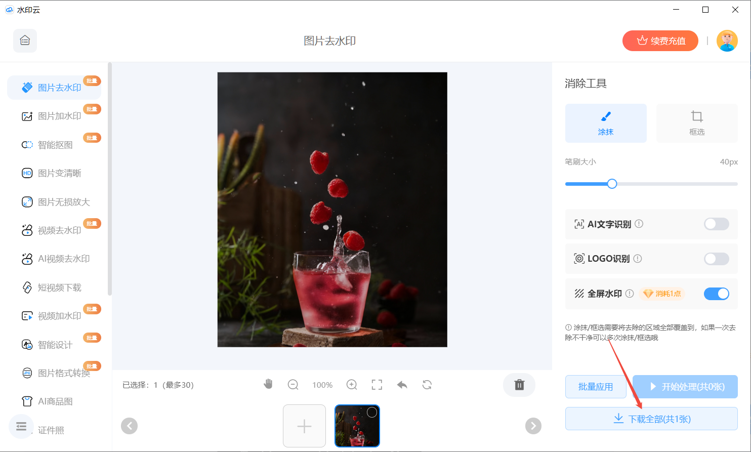 AI去水印软件合集 AI去水印软件合集