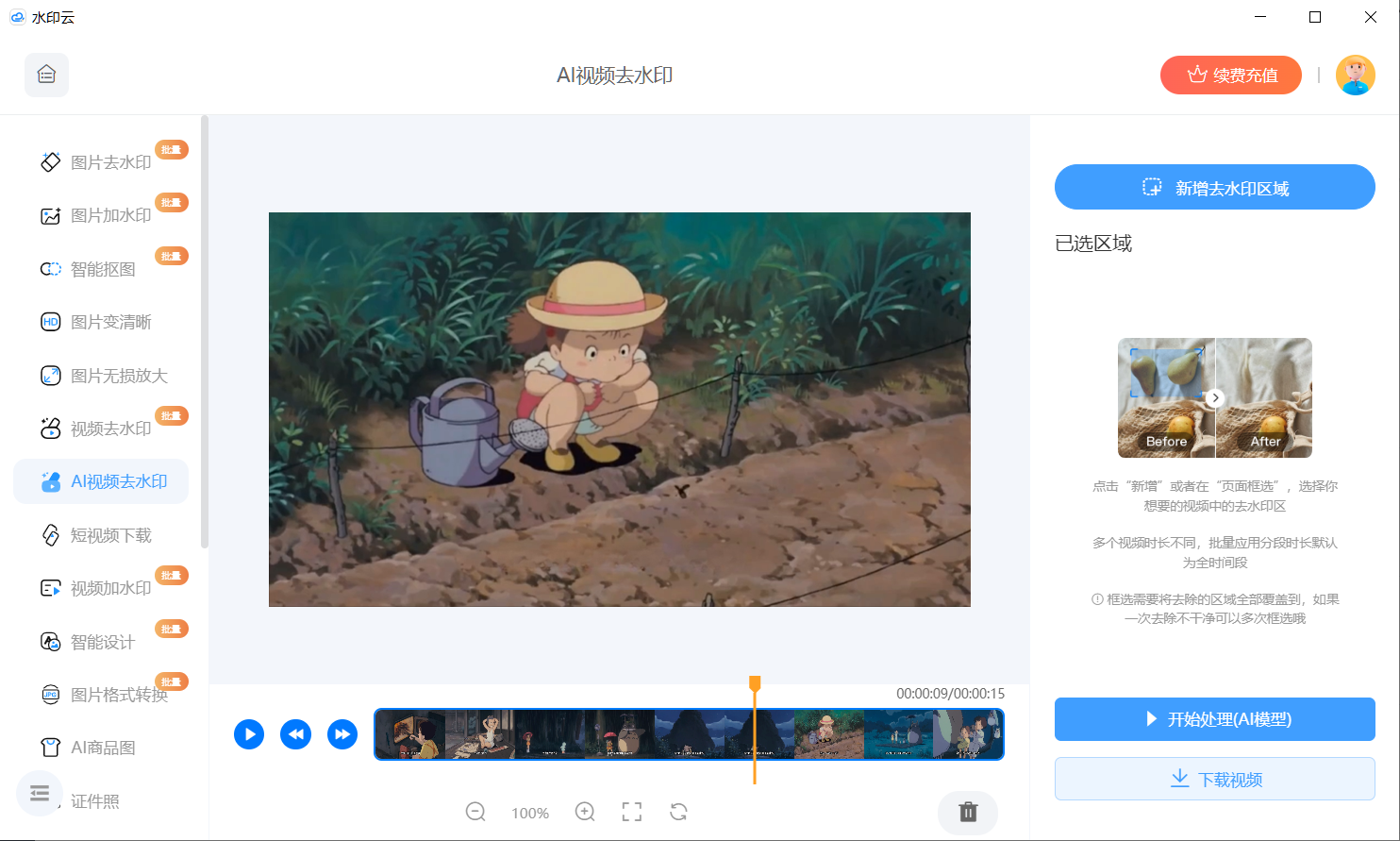 视频去水印工具实测