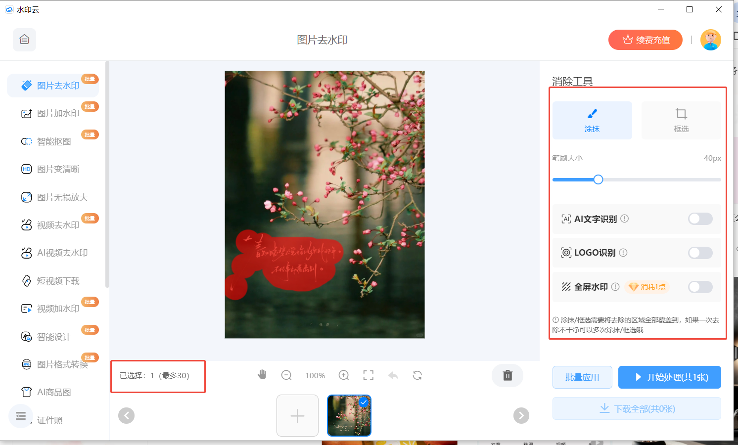 2026图片去水印软件推荐