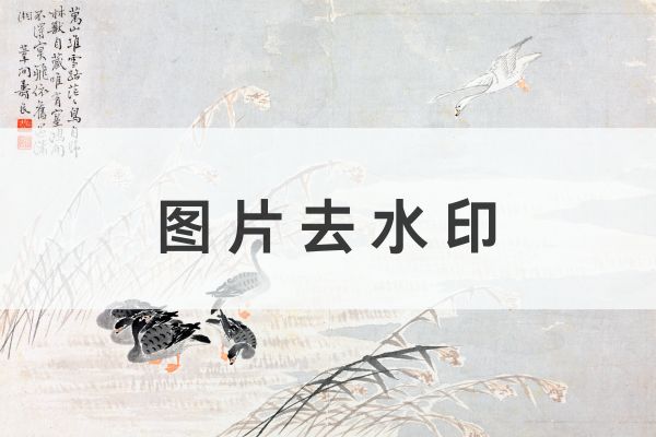 图片去水印:三步轻松完成