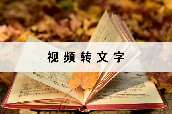 怎么视频转文字?这三个方法轻松搞定